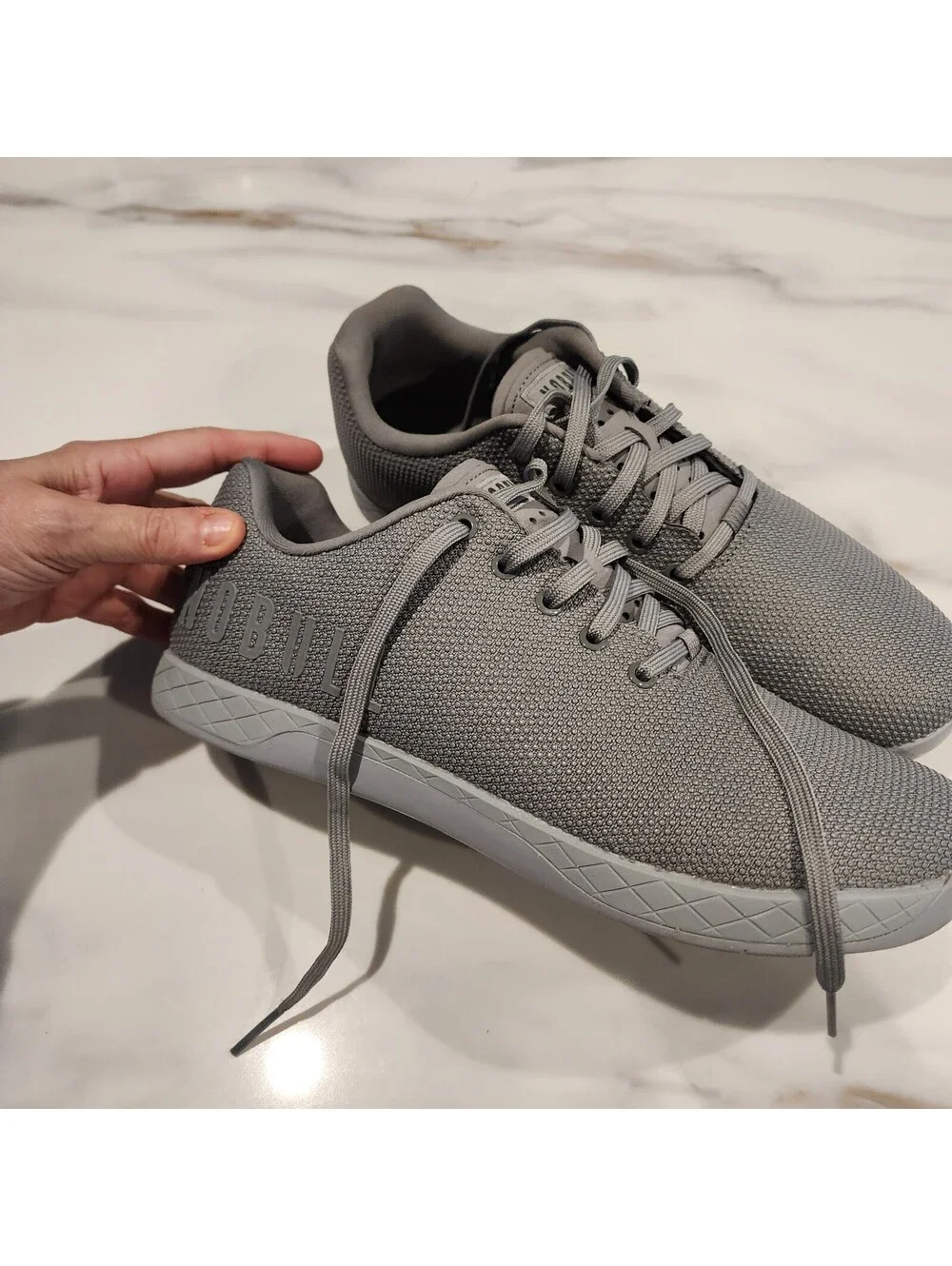 New NOBULL Men’s Outwork Training Shoes Gray Size 12.5 Lifting Sneakers